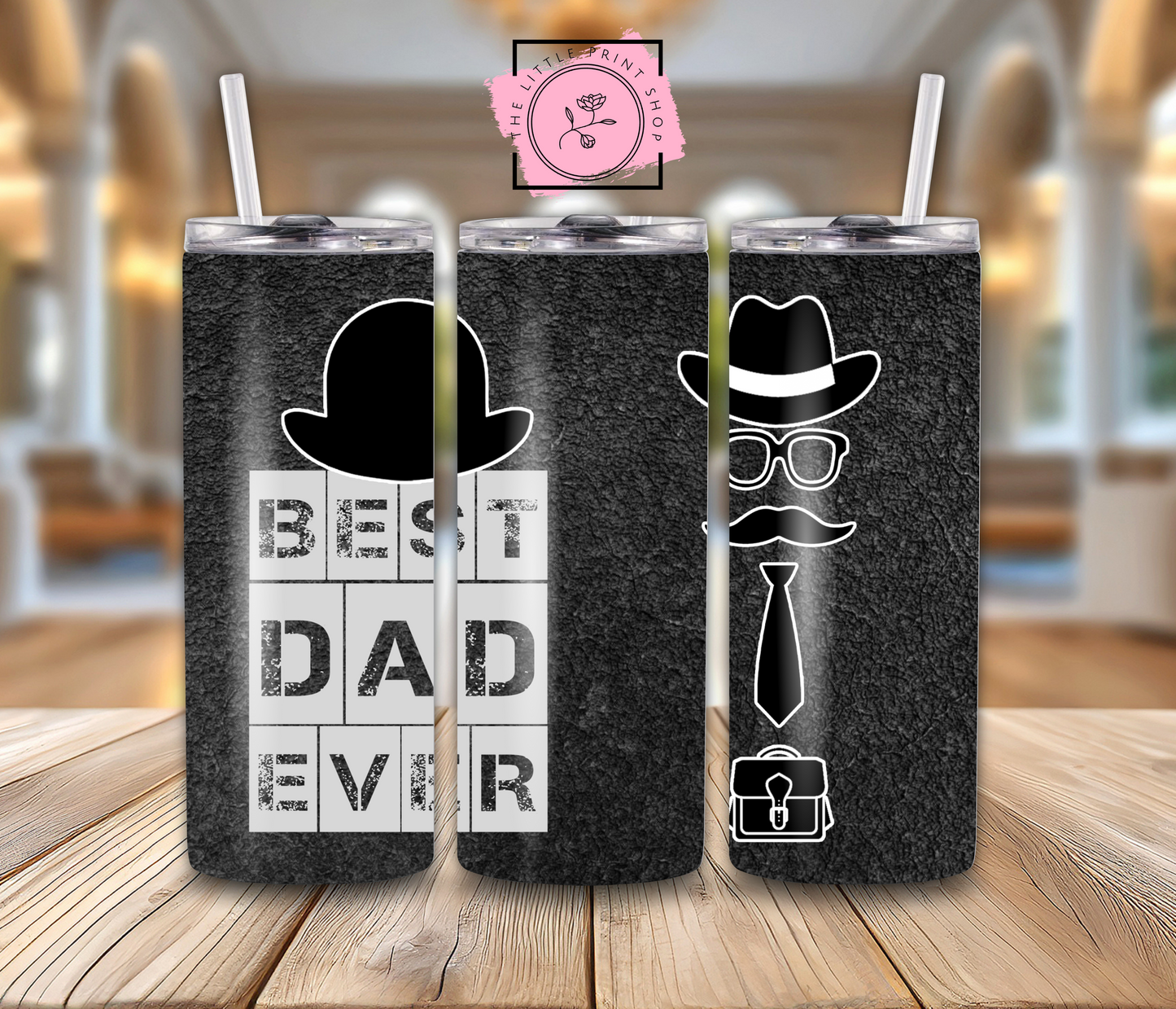 Best Dad Ever - 20oz Sublimation Wrap