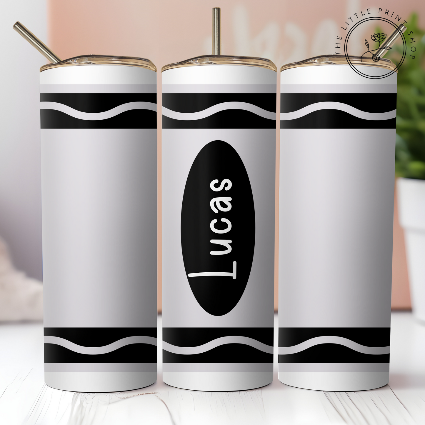 Crayon ~ Personalise - 20oz Sublimation Wrap