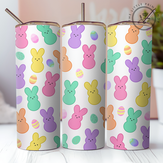 Pastel Easter Bunnies - 20oz Sublimation Wrap