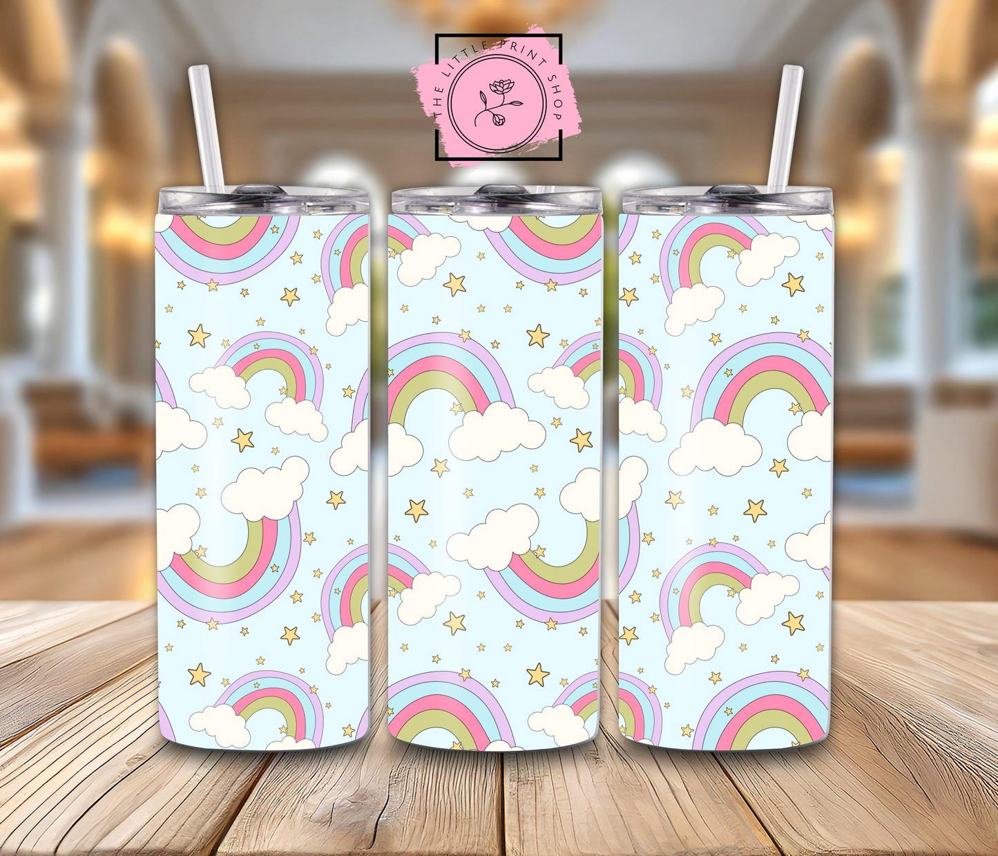 Rainbow Skies - 20oz Sublimation Wrap