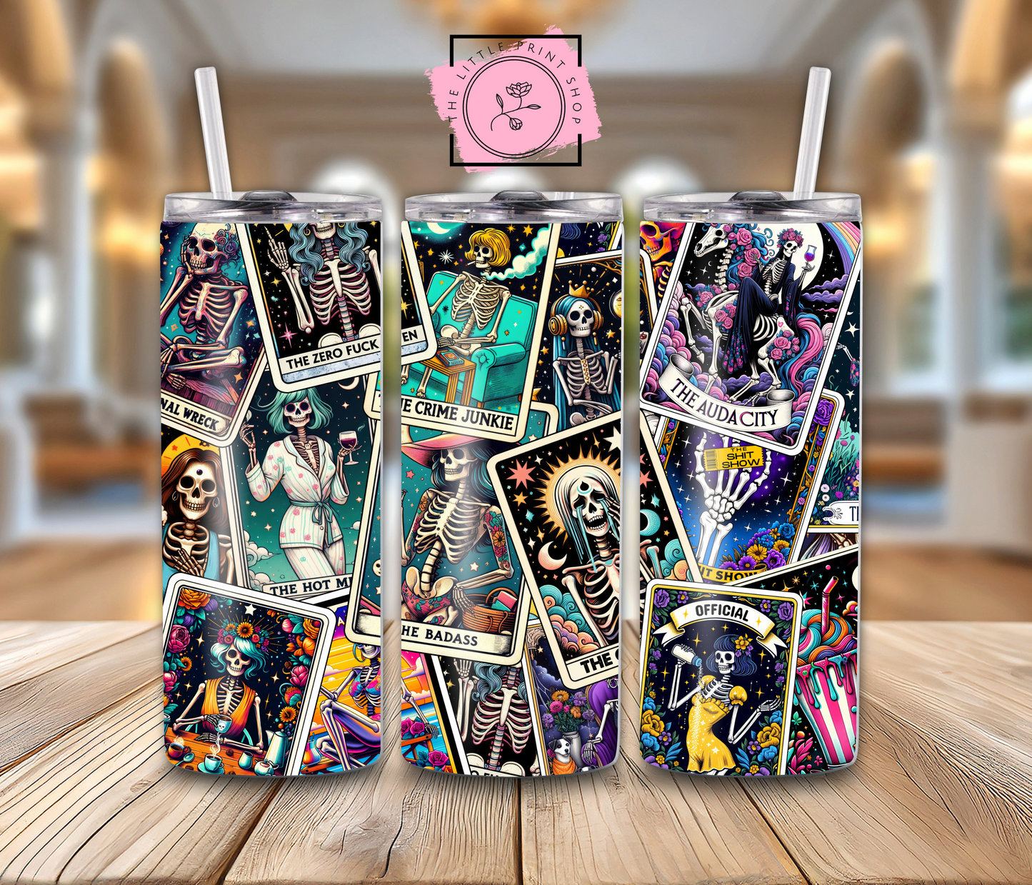 Tarot Cards - 20oz Sublimation Wrap
