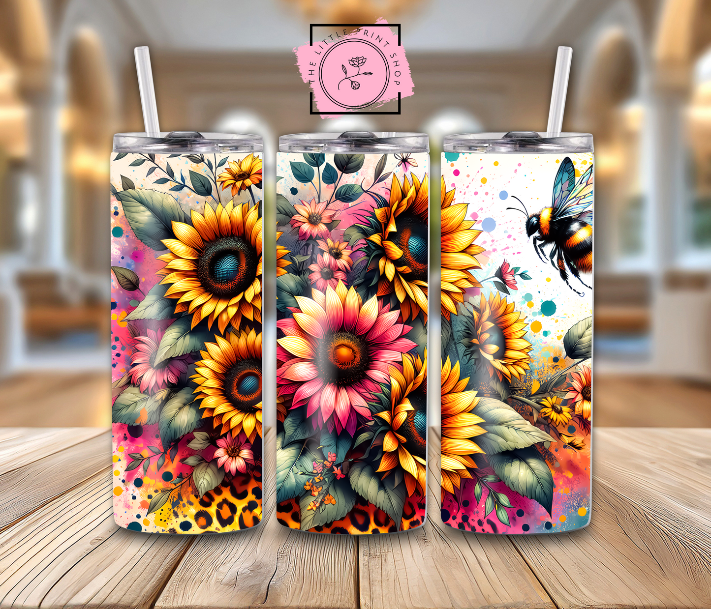 Sunflowers - 20oz Sublimation Wrap