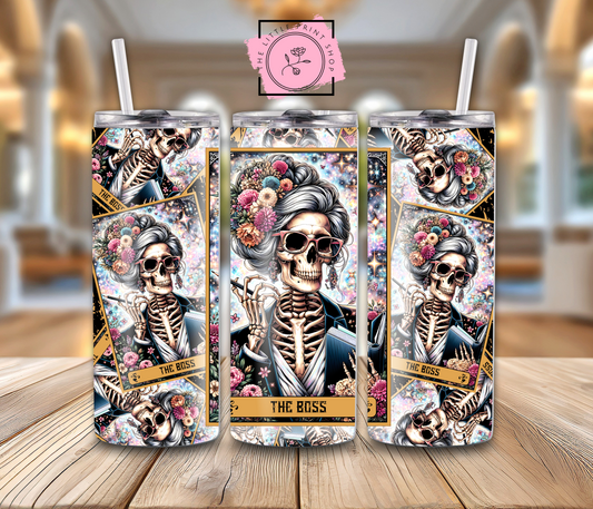 The Boss Tarot Card - 20oz Sublimation Wrap