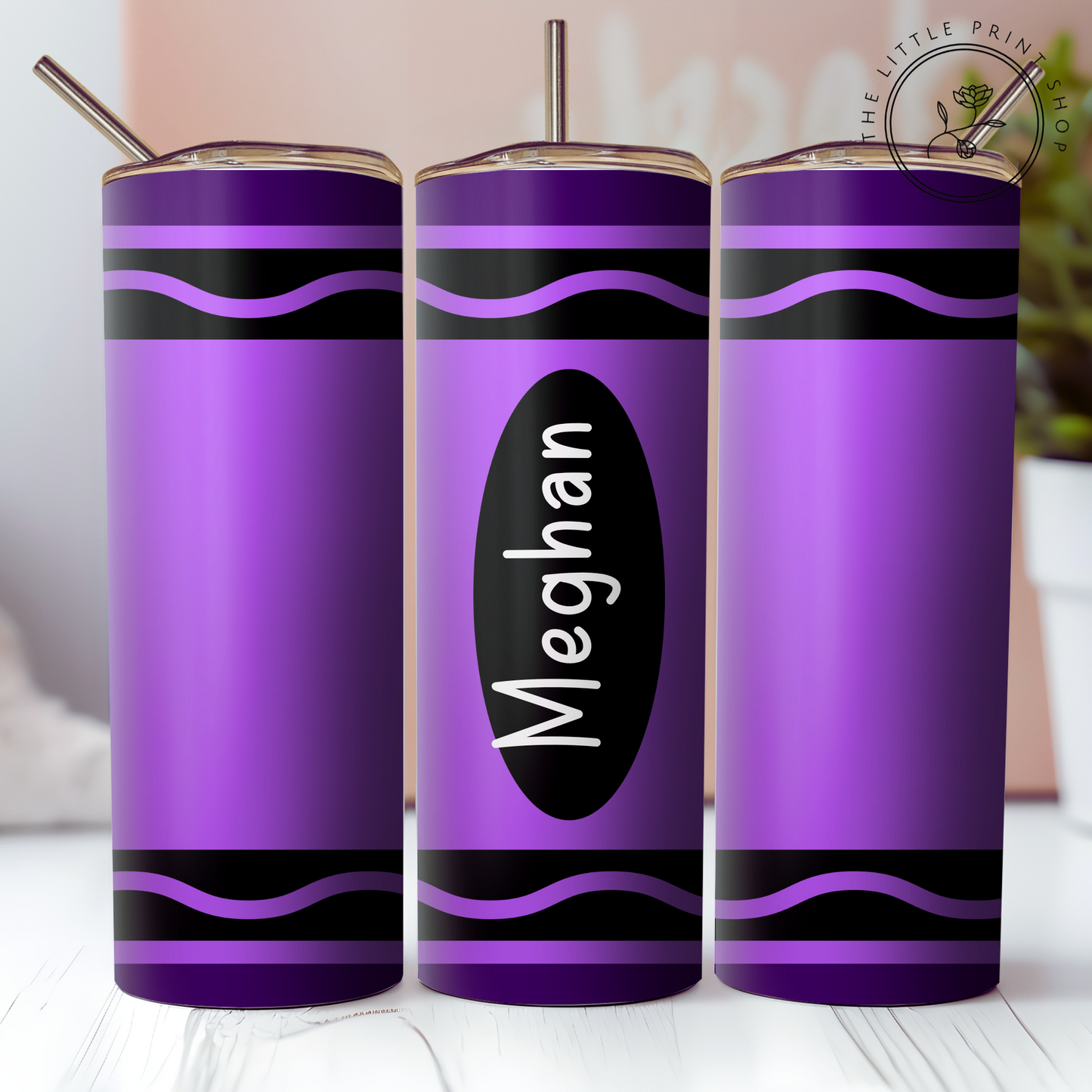 Crayon ~ Personalise - 20oz Sublimation Wrap