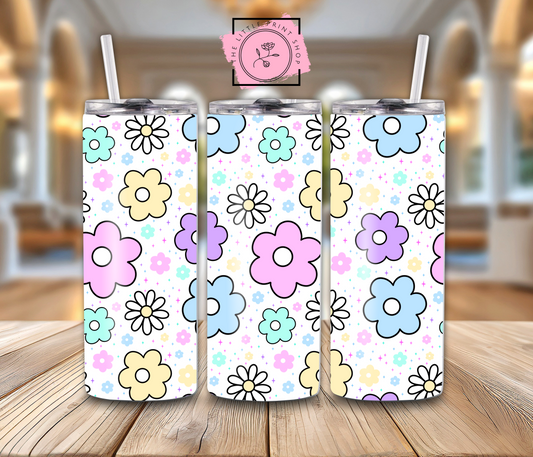 Flowers - 20oz Sublimation Wrap
