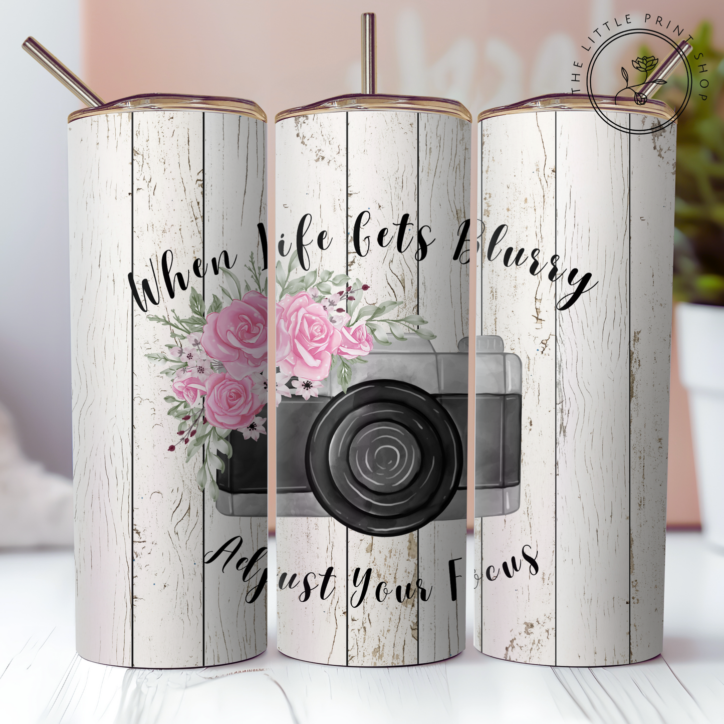 When Life Gets Blurry - 20oz Sublimation Wrap