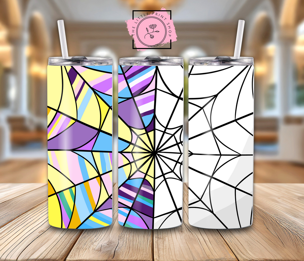 Wednesday Glass - 20oz Sublimation Wrap