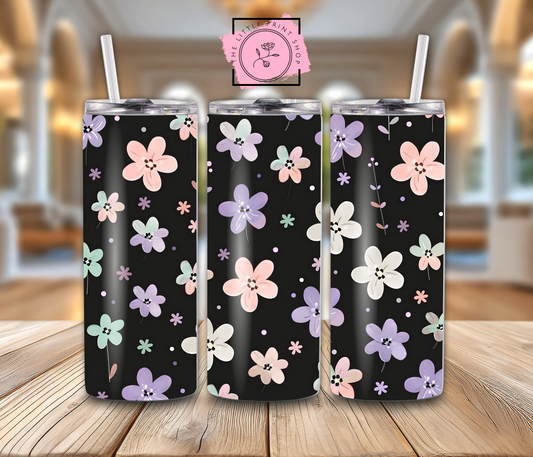 Flowers - 20oz Sublimation Wrap