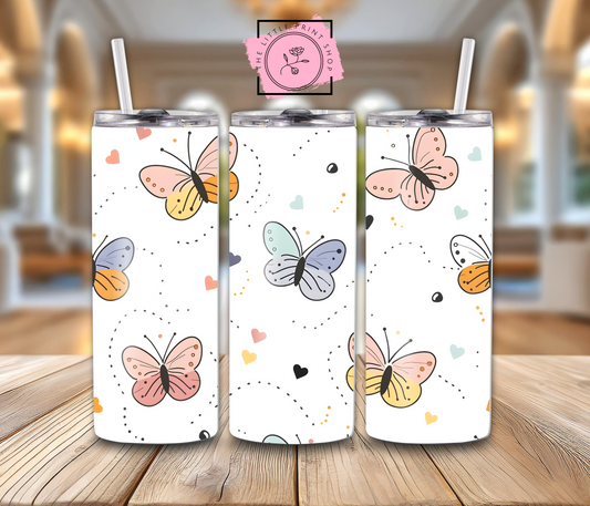 Butterflies - 20oz Sublimation Wrap