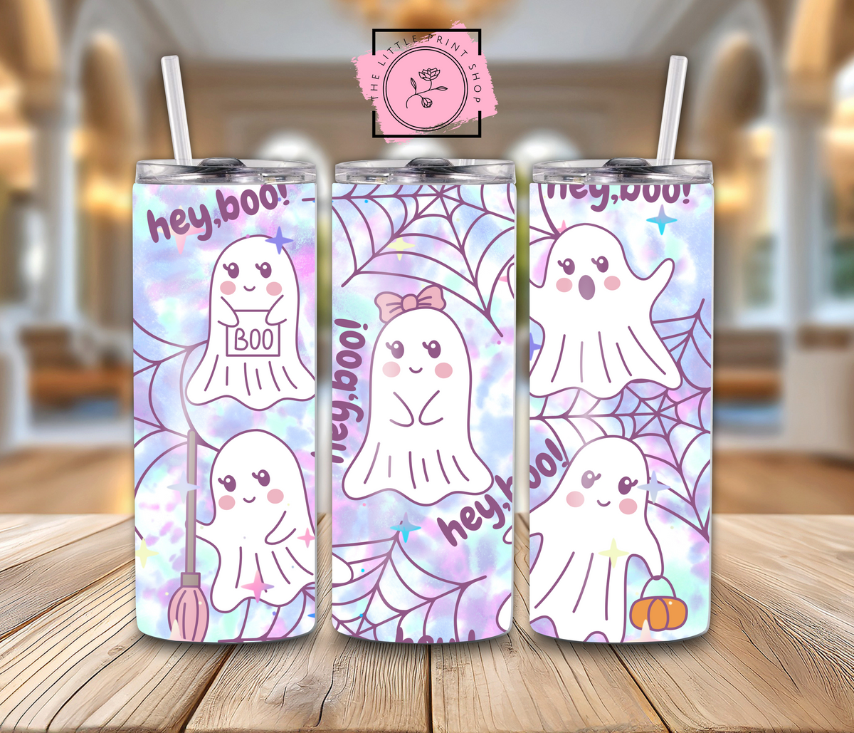 Hey Boo! - 20oz Sublimation Wrap