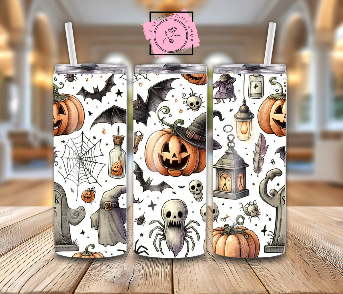 Halloween Pattern - 20oz Sublimation Wrap