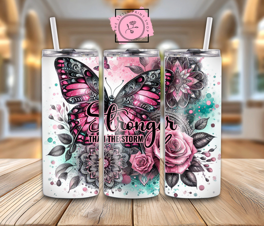 Stronger Than The Storm - 20oz Sublimation Wrap