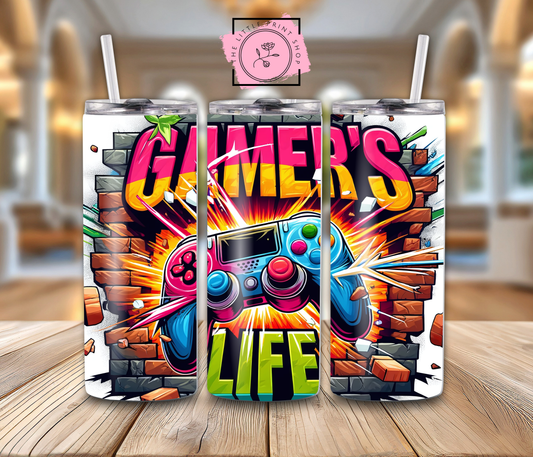 Gamer's Life - 20oz Sublimation Wrap