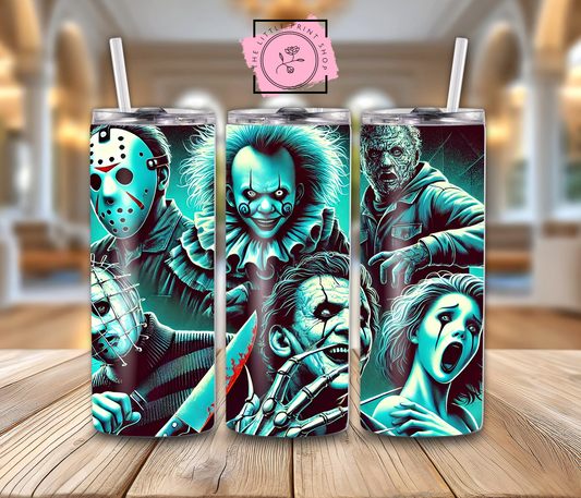 Scary Faces - 20oz Sublimation Wrap