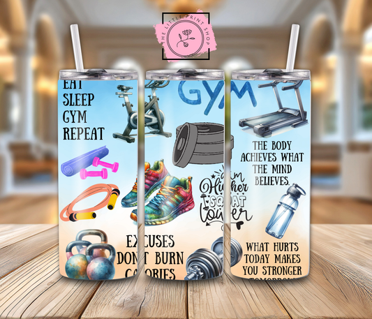 Gym Life - 20oz Sublimation Wrap
