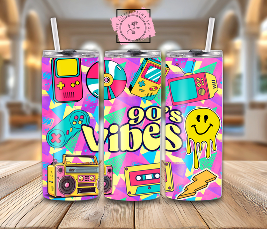 90s Vibes - 20oz Sublimation Wrap