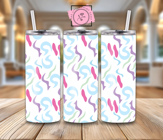 Pastel Wiggles - 20oz Sublimation Wrap