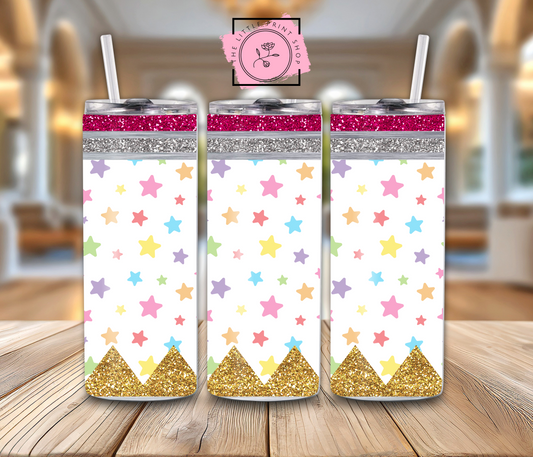 Glitter Pencil - 20oz Sublimation Wrap