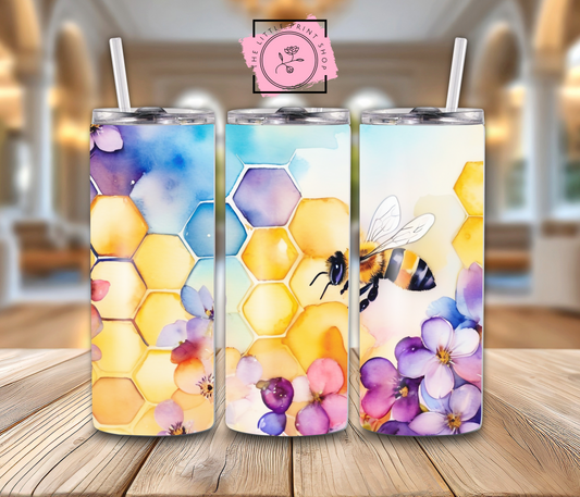 Honey Bee - 20oz Sublimation Wrap