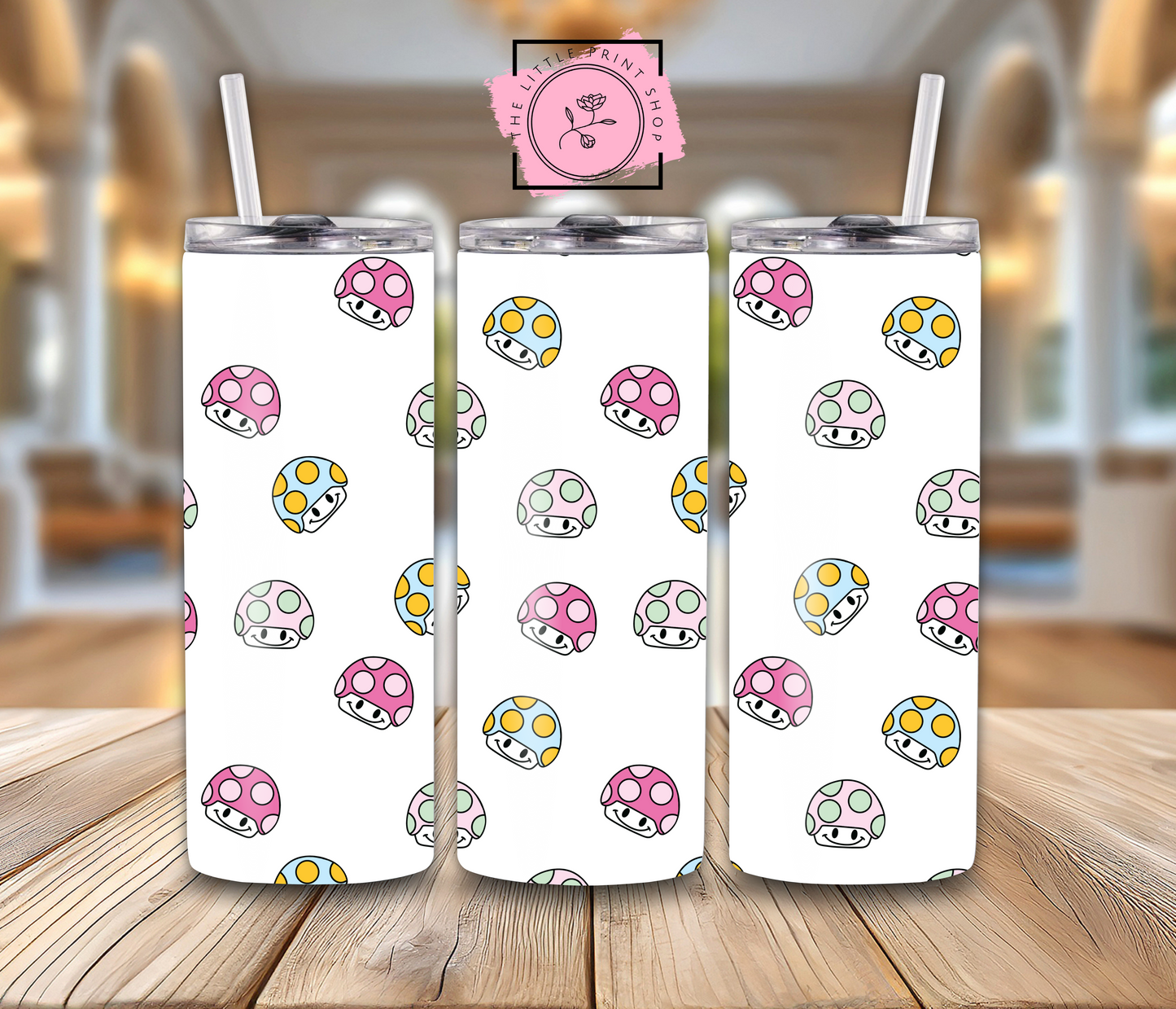 Mushrooms - 20oz Sublimation Wrap