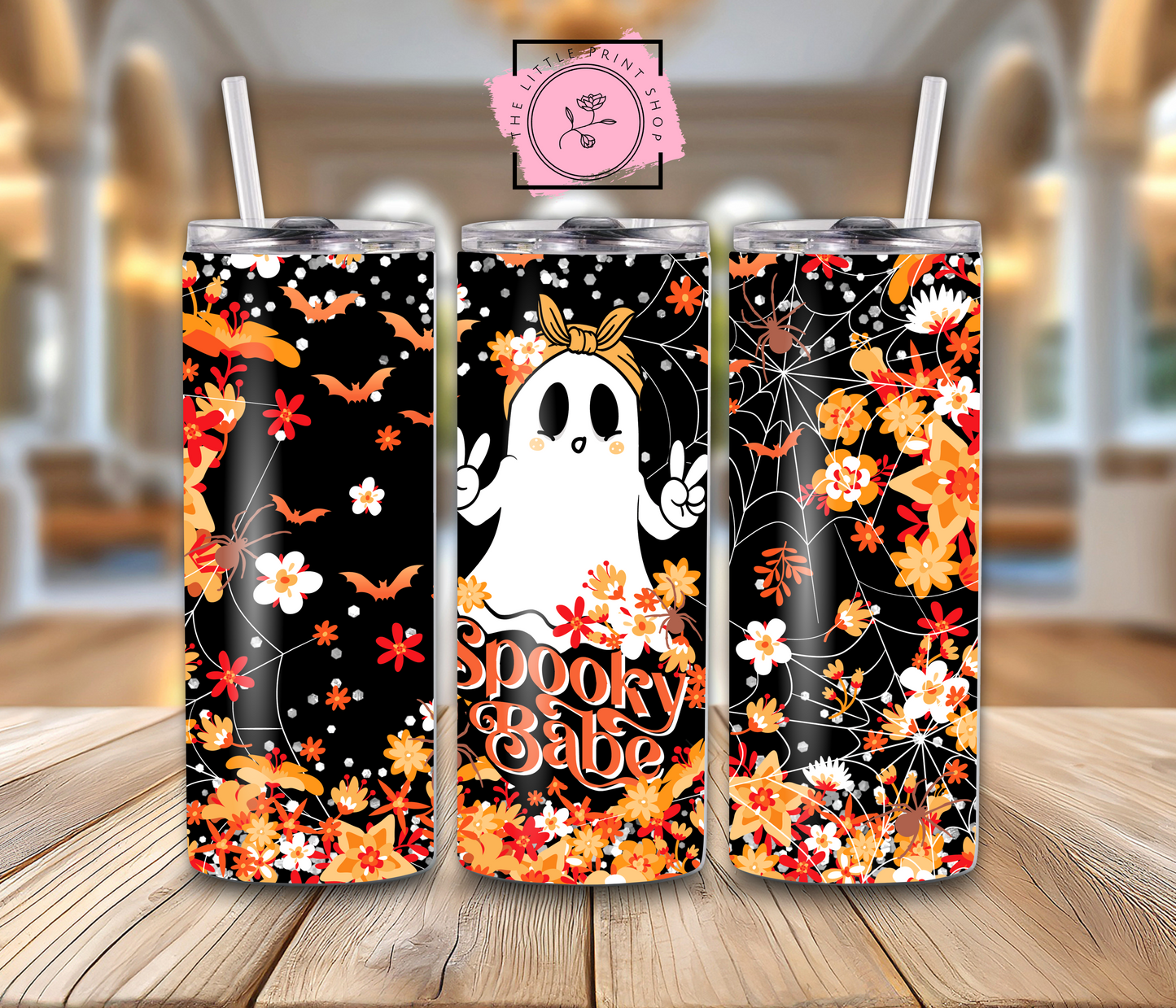 Spooky Ghost - 20oz Sublimation Wrap