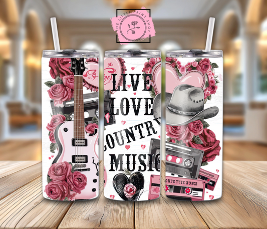 County Music - 20oz Sublimation Wrap