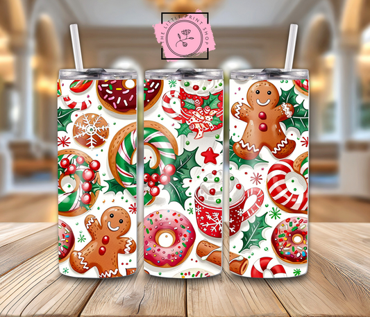 Christmas Snacks - 20oz Sublimation Wrap