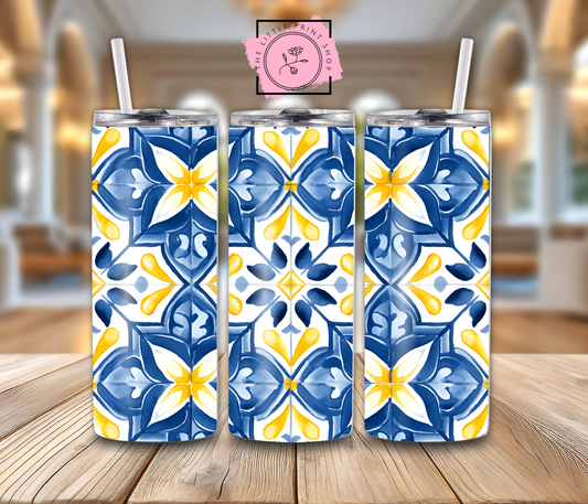 Santorini Vibes - 20oz Sublimation Wrap