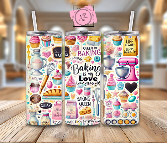 Baking Love - 20oz Sublimation Wrap