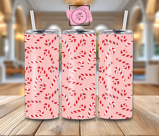 Candy Canes - 20oz Sublimation Wrap