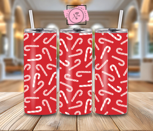 Candy Canes - 20oz Sublimation Wrap