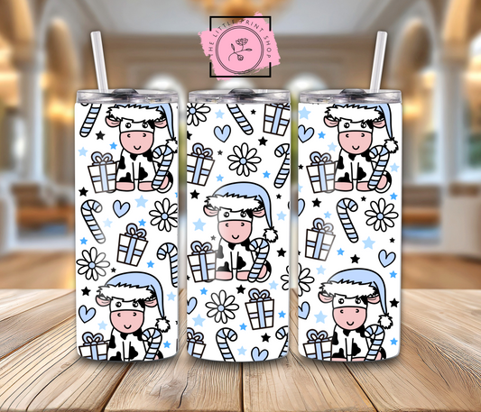 Blue Cows - 20oz Sublimation Wrap