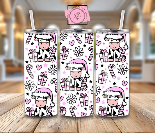 Pink Cows - 20oz Sublimation Wrap