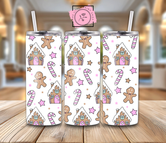 Pink Houses - 20oz Sublimation Wrap