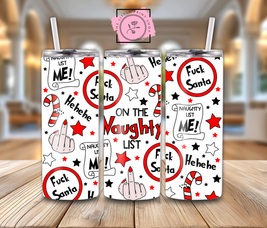 Naughty List - 20oz Sublimation Wrap