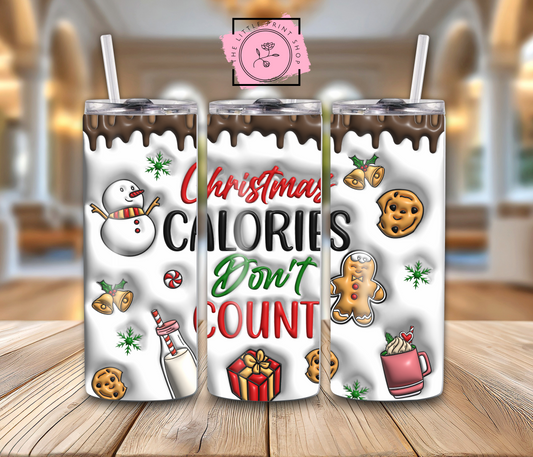 Christmas Calories - 20oz Sublimation Wrap