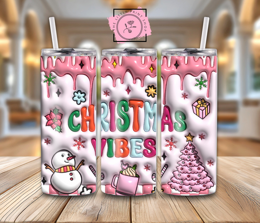 Christmas Vibes - 20oz Sublimation Wrap