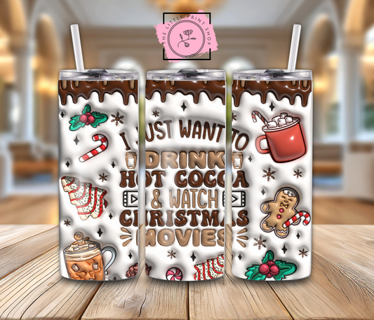 Christmas Movies - 20oz Sublimation Wrap