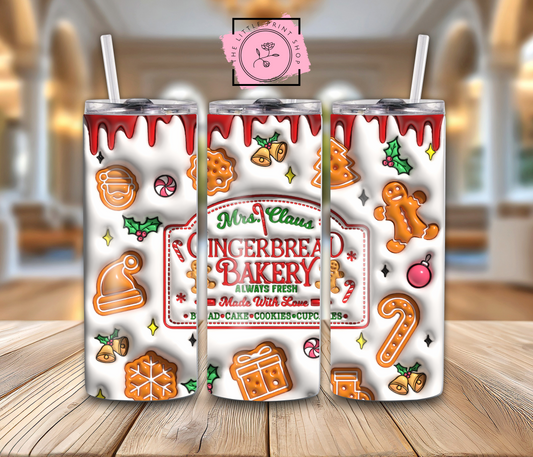 Gingerbread Bakery - 20oz Sublimation Wrap
