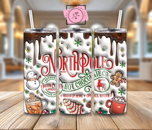 North Pole - 20oz Sublimation Wrap