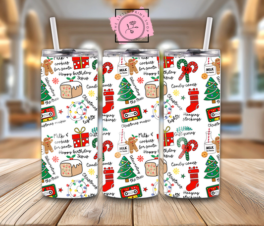 Christmas Icons - 20oz Sublimation Wrap