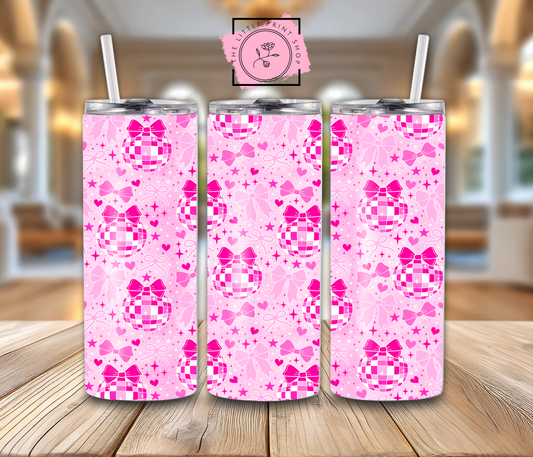 Disco Bows - 20oz Sublimation Wrap