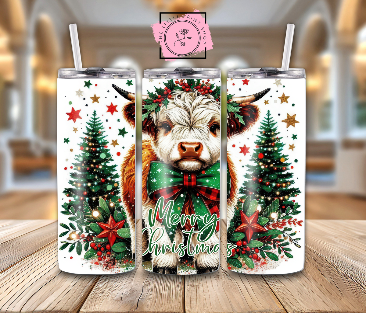 Highland Cow - 20oz Sublimation Wrap