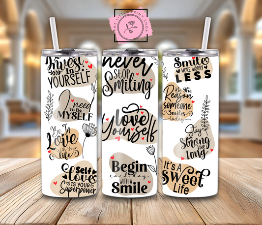 Love Yourself - 20oz Sublimation Wrap