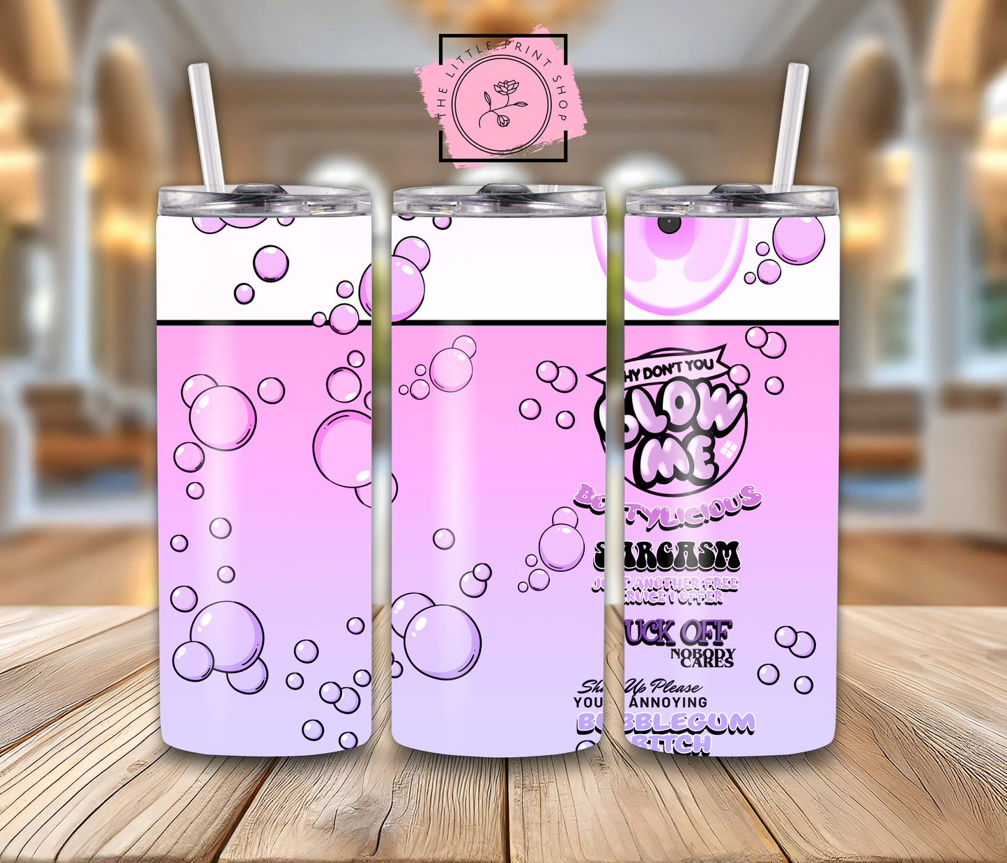 Blow Me Can - 20oz Sublimation Wrap