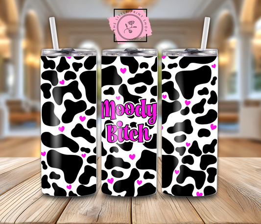 Moody Bitch - Pink - 20oz Sublimation Wrap