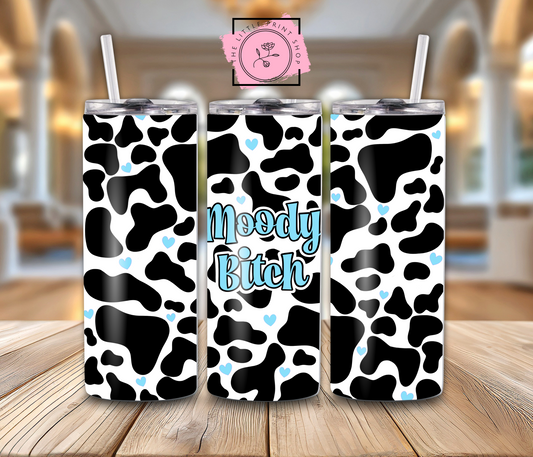 Moody Bitch - Blue - 20oz Sublimation Wrap