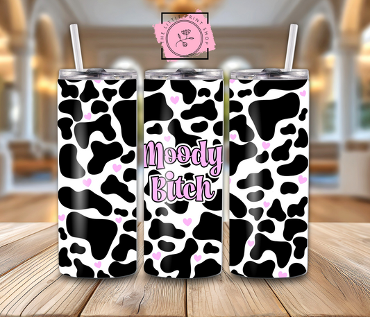Moody Bitch - Baby Pink - 20oz Sublimation Wrap