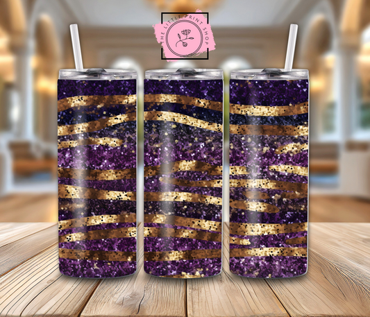 Purple & Gold - 20oz Sublimation Wrap