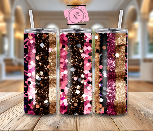 Pink & Black - 20oz Sublimation Wrap